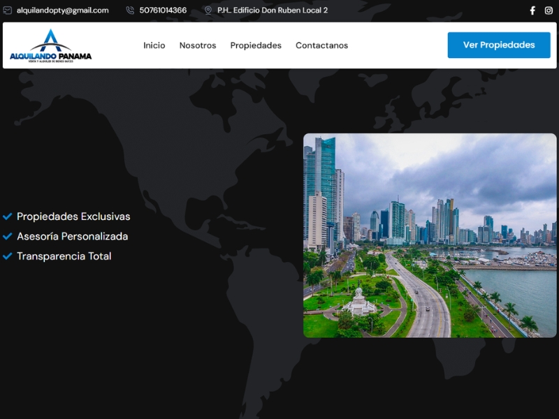 Alquilando Panamá — Plataforma inmobiliaria